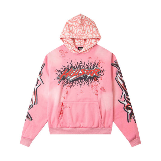 Hellstar Inferno Pink Hoodie