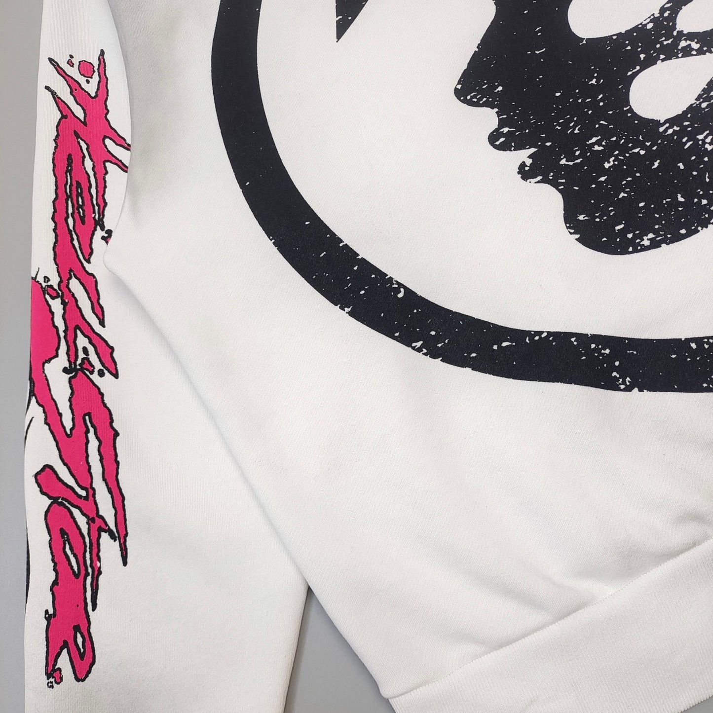 Hellstar Records White Flame Zip Hoodie