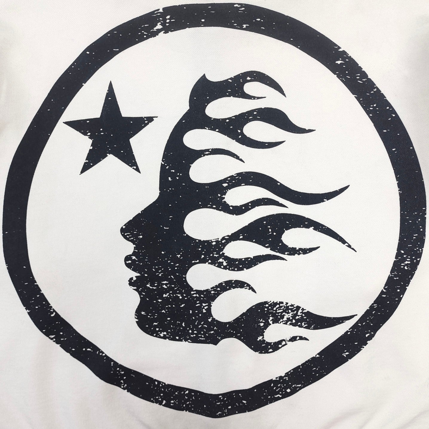 Hellstar Records White Flame Zip Hoodie