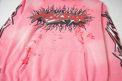 Hellstar Inferno Pink Hoodie