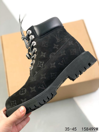 Louis Vuitton Timbs Eclipse Combat Boots