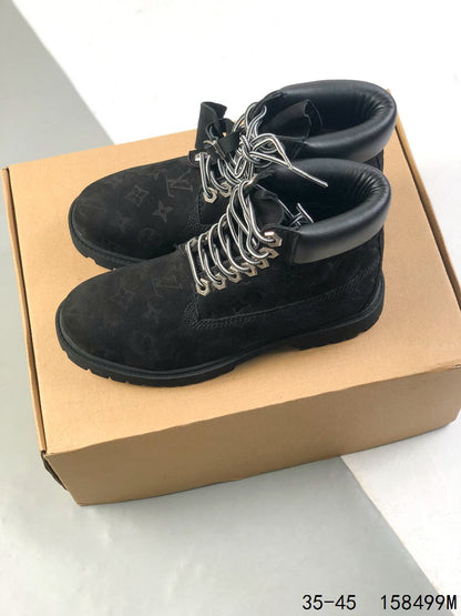 Louis Vuitton Timbs Eclipse Combat Boots