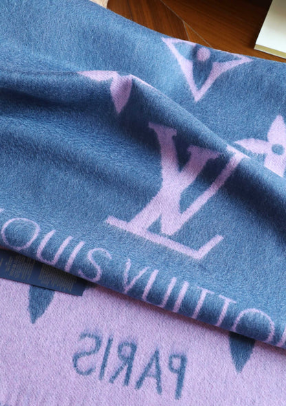 Louis Vuitton Monogram Wool Cashmere Scarf – Twilight Edition