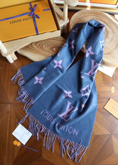 Louis Vuitton Monogram Wool Cashmere Scarf – Twilight Edition