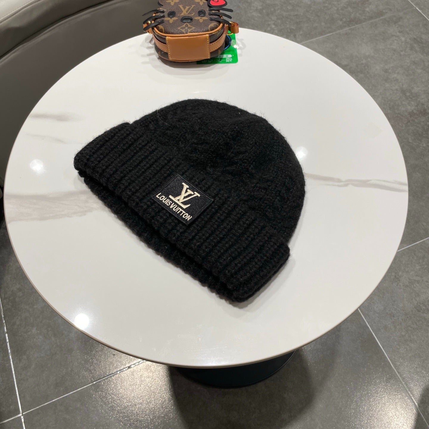 Louis Vuitton Wool Beanie – Noir Classic Edition