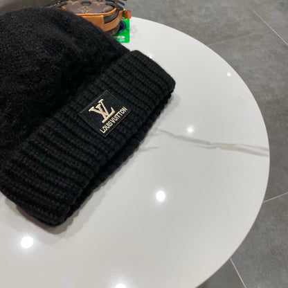 Louis Vuitton Wool Beanie – Noir Classic Edition