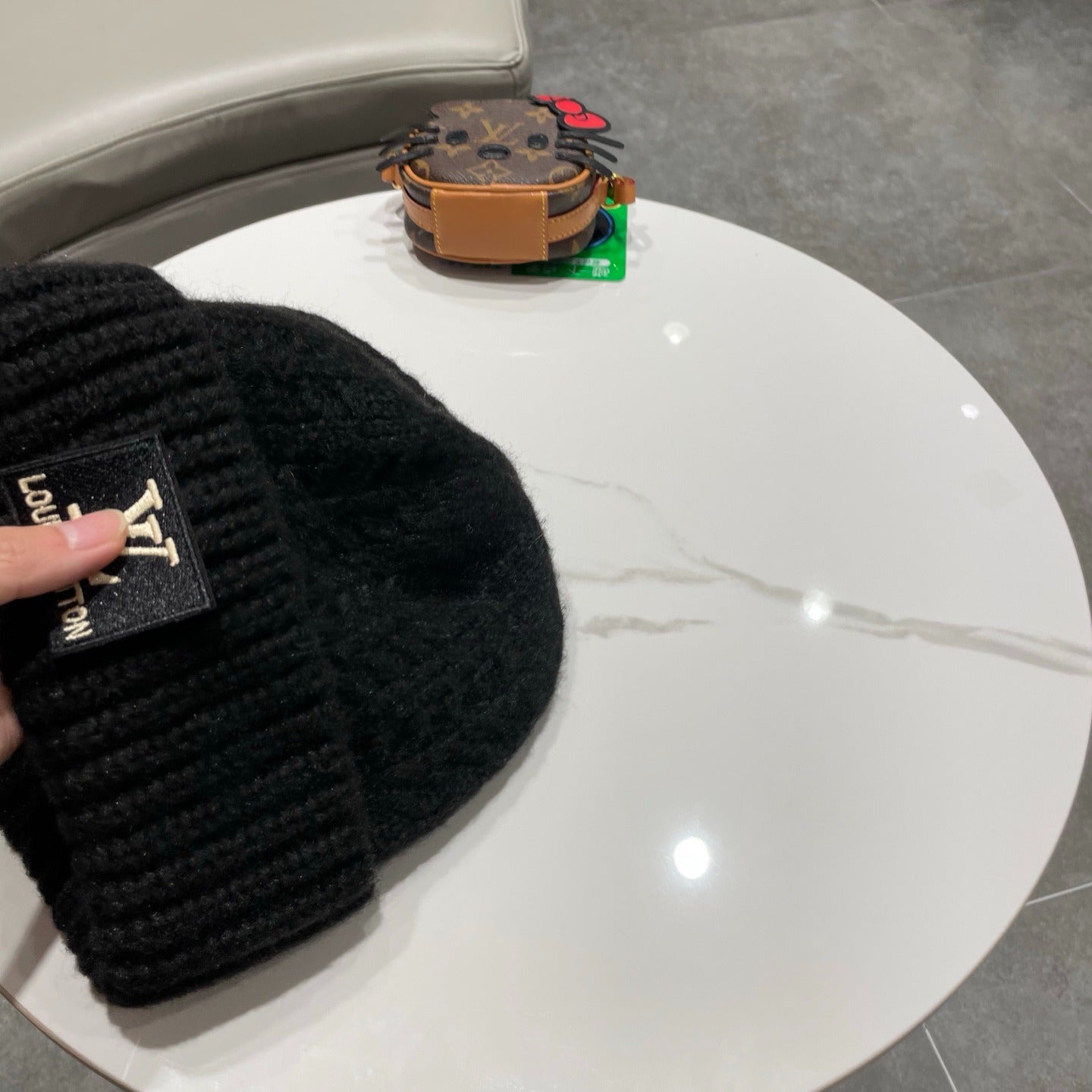 Louis Vuitton Wool Beanie – Noir Classic Edition