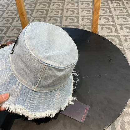 Louis Vuitton Light Denim Bucket Hat – Washed Blue Edition
