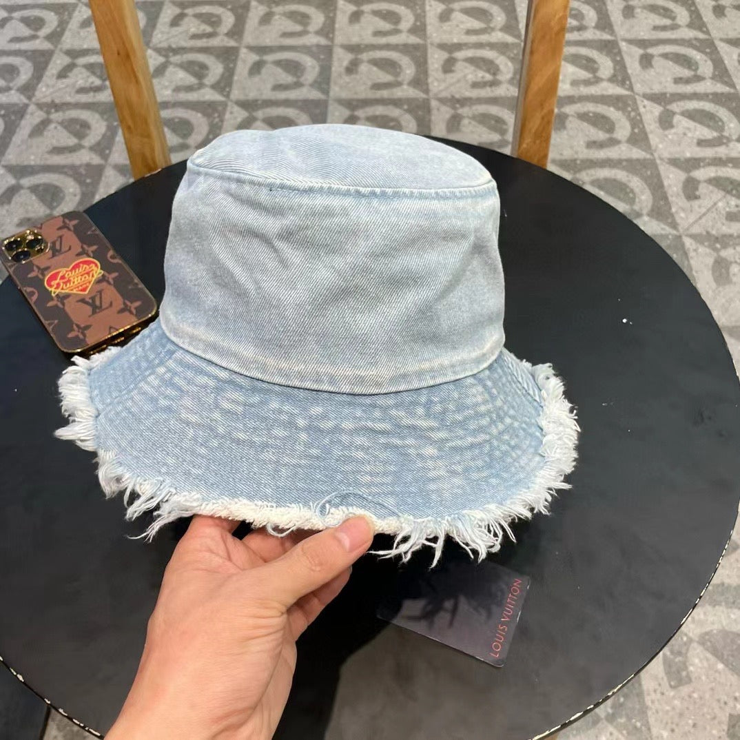 Louis Vuitton Light Denim Bucket Hat – Washed Blue Edition