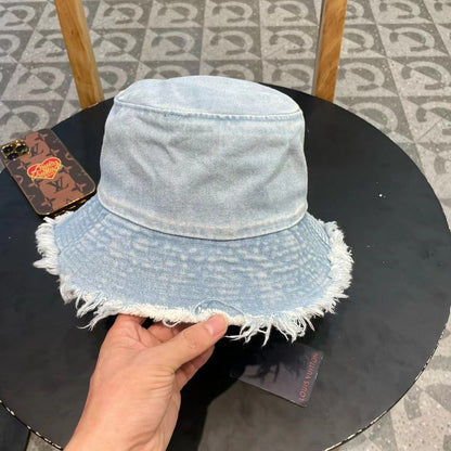 Louis Vuitton Light Denim Bucket Hat – Washed Blue Edition