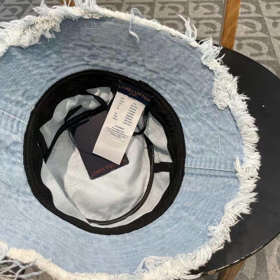 Louis Vuitton Light Denim Bucket Hat – Washed Blue Edition