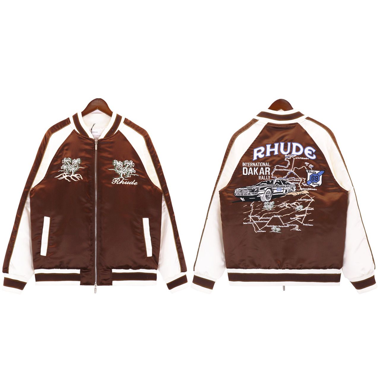 RHD02 Satin Bomber Jacket
