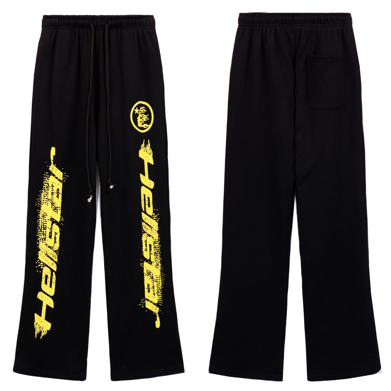 Luxury Graphic Hoodie & Wide-Leg Sweatpants Set