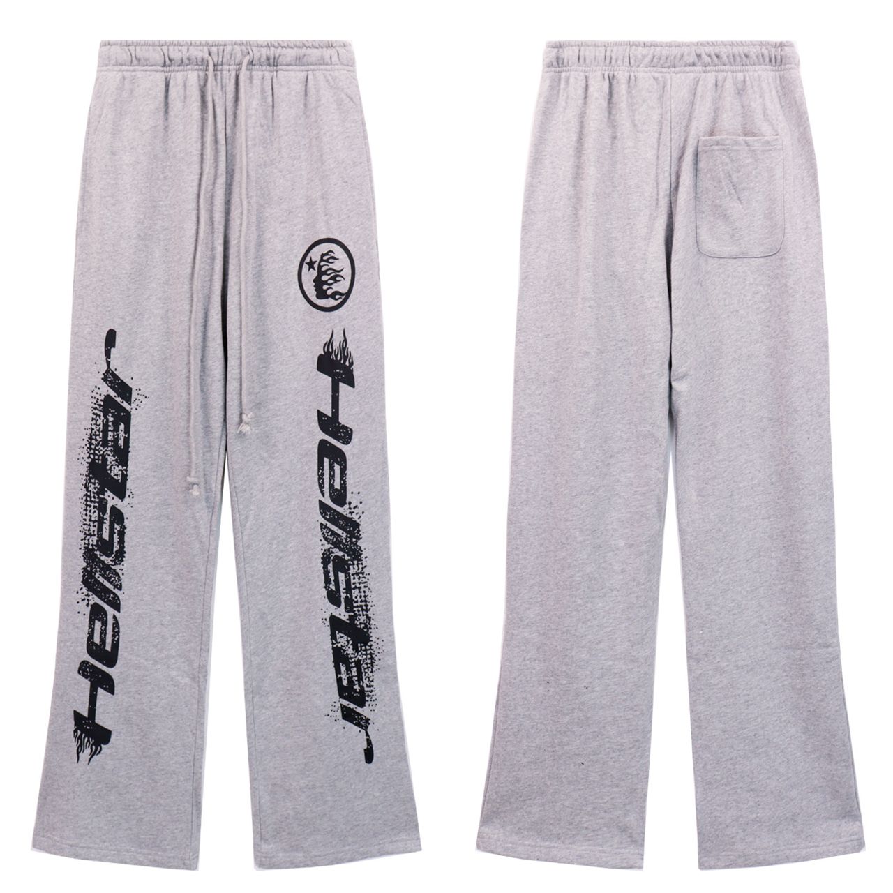 Luxury Graphic Hoodie & Wide-Leg Sweatpants Set