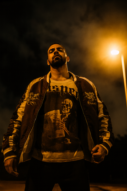 RHD02 Satin Bomber Jacket