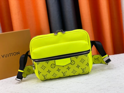 LV Monogram Crossbody — Bold Colors, Timeless Luxury