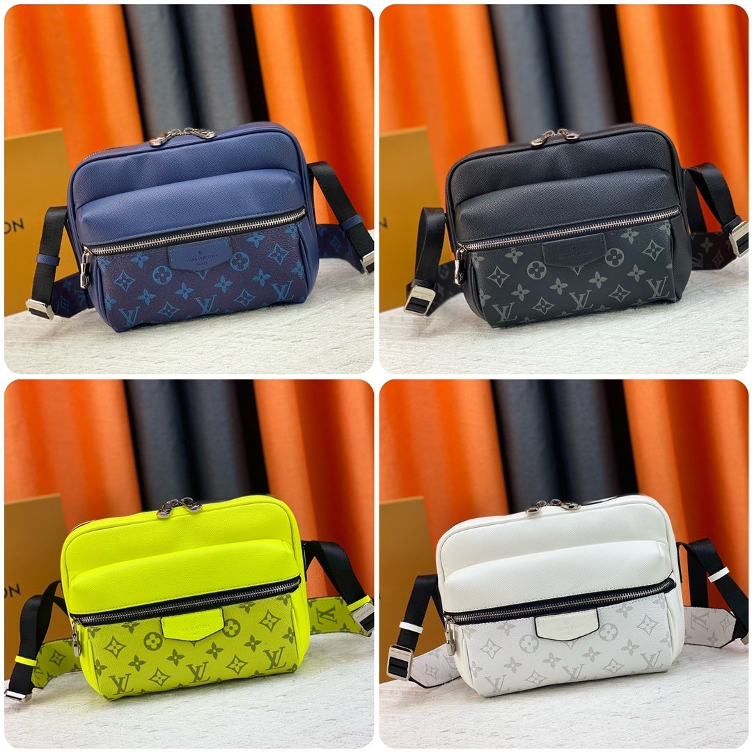 LV Monogram Crossbody — Bold Colors, Timeless Luxury