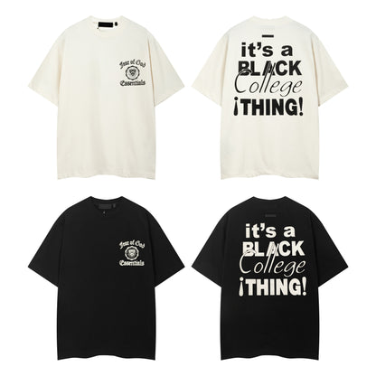Urban Essential Statement Tee — Clean Front, Bold Back Energy