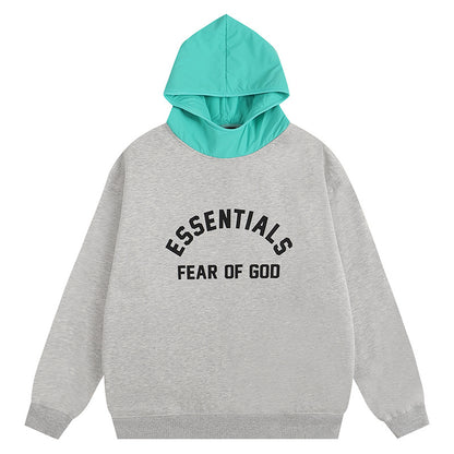 Urban Essential Two-Tone Hoodie — Modern Contrast, Elevated Streetwear
