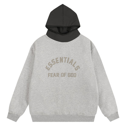 Urban Essential Two-Tone Hoodie — Modern Contrast, Elevated Streetwear