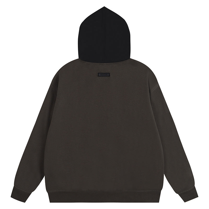 Urban Essential Two-Tone Hoodie — Modern Contrast, Elevated Streetwear