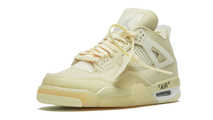 Off‑White x AJ 4 “Sail” — Iconic. Minimal. Unmistakable.