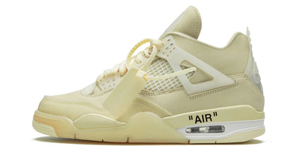Off‑White x AJ 4 “Sail” — Iconic. Minimal. Unmistakable.