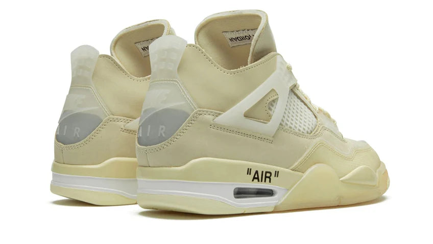 Off‑White x AJ 4 “Sail” — Iconic. Minimal. Unmistakable.