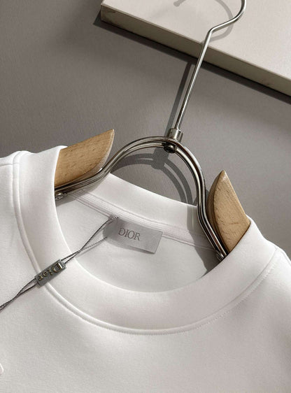 Dior Graffiti Logo T-Shirt Set (White & Black)