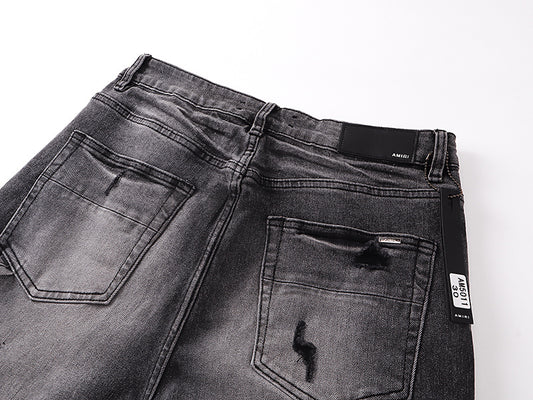 Washed Black Baggy Denim Pants
