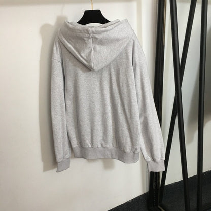 Balenciaga Grey Oversized Hoodie
