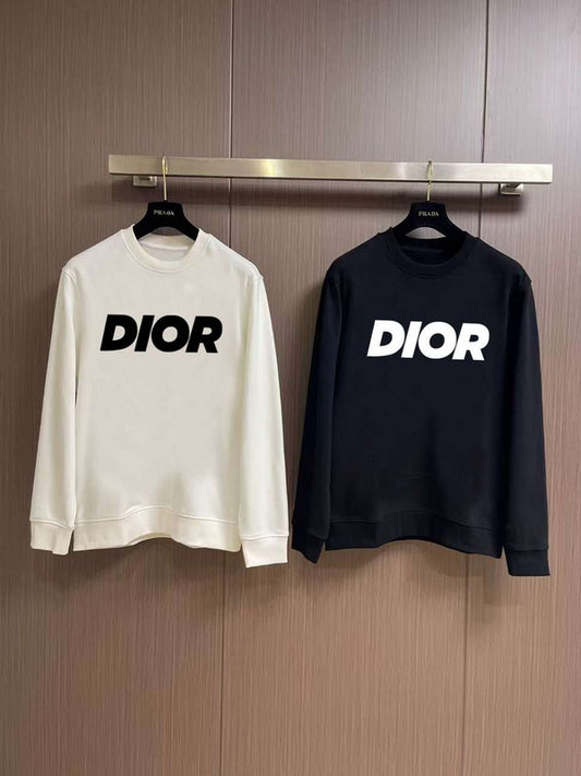Dior Classic Logo Sweatshirt (Black & White)