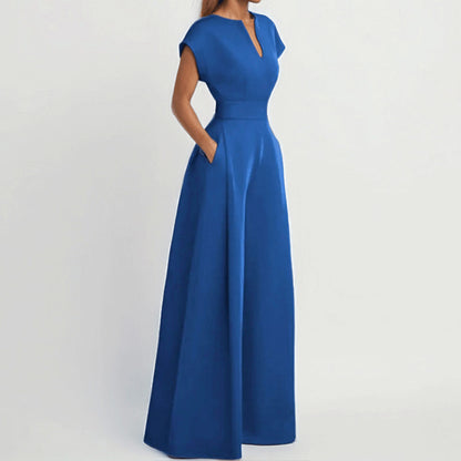 Jumpsuit Wide Leg A-Line Waist Tied Casual Summer Outfit