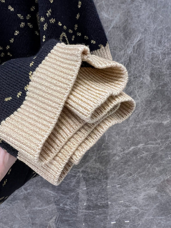 Women Gucci GG Pattern Knit Dress