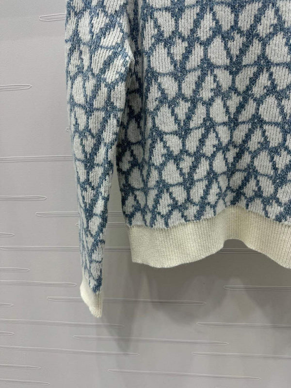 Dior Star Motif Wool Knit Sweater