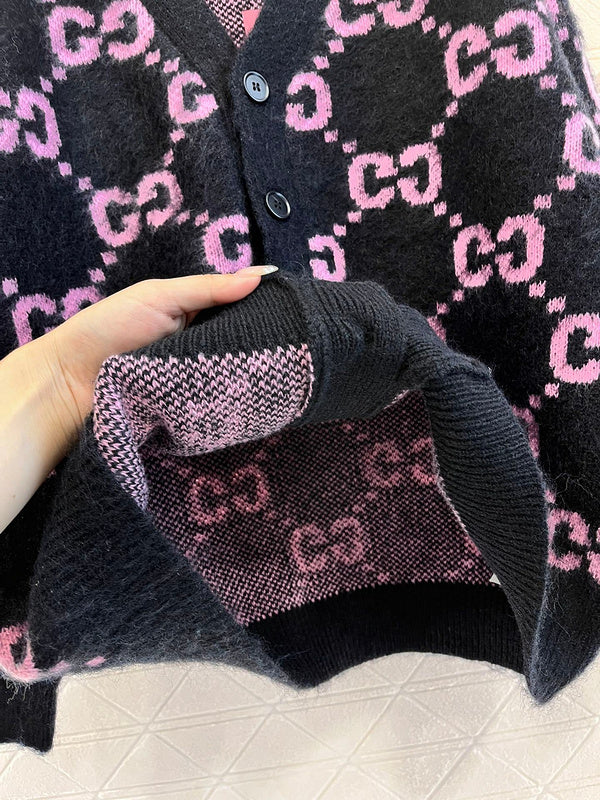 Gucci GG Monogram Knitted Cardigan