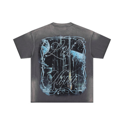 FIRST ROW Lost Utopia Unearth Cropped Tee