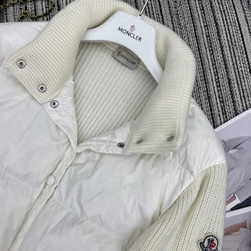 Moncler Quilted Sweater Jacket