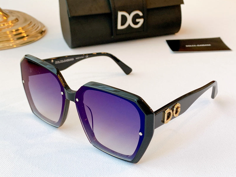 D&G Geometric Square Sunglasses – Multi-Color Collection