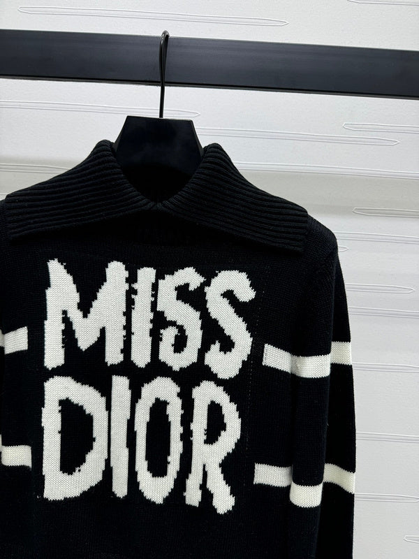 Dior Miss Dior Black & White Sweater