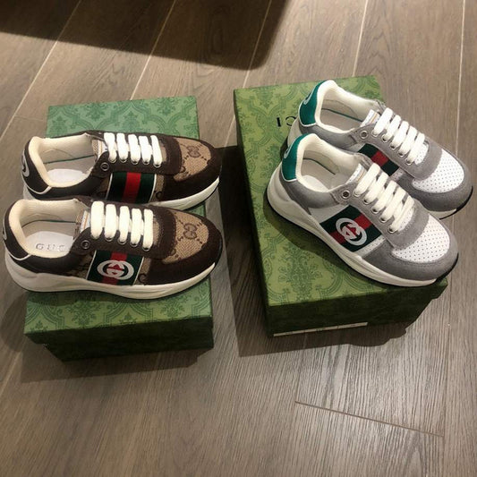 Gucci Children’s Ace Leather Sneaker