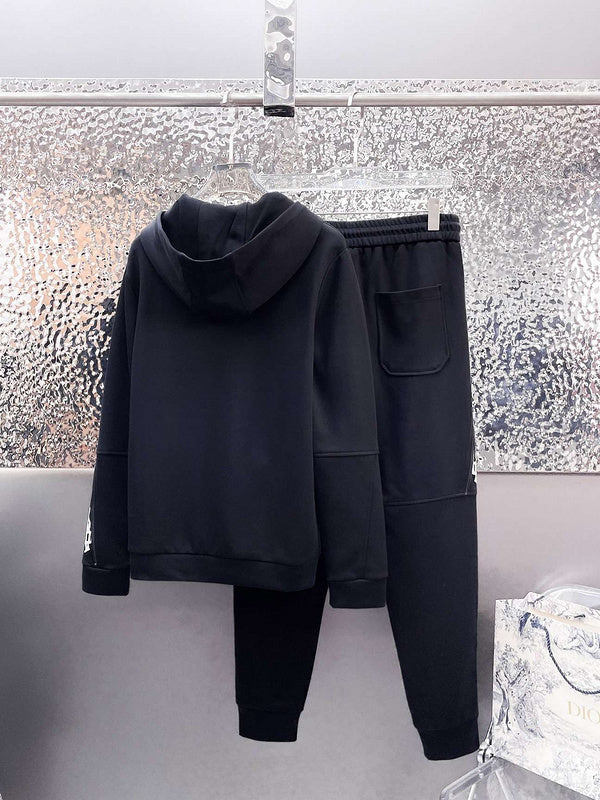 Prada Travel Figure Hooded Tracksuit Set