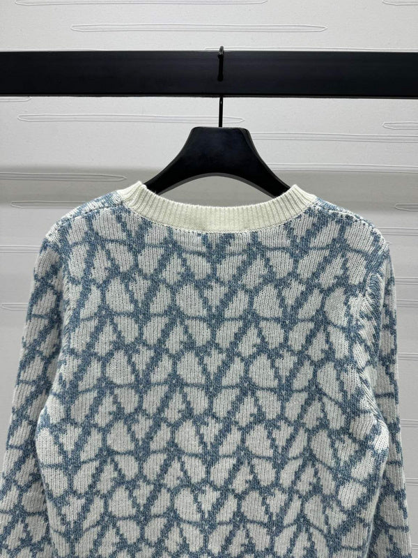 Dior Star Motif Wool Knit Sweater