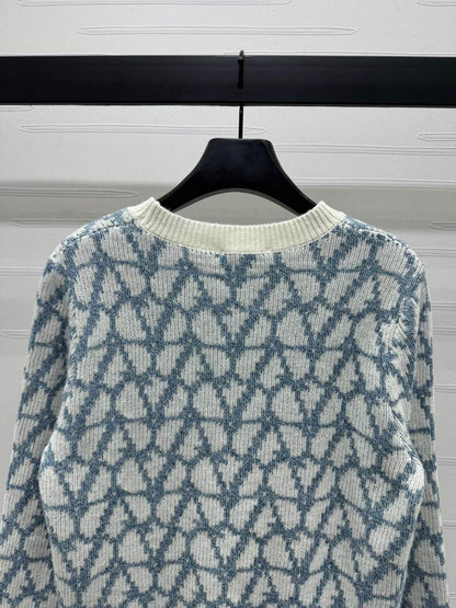 Dior Star Motif Wool Knit Sweater