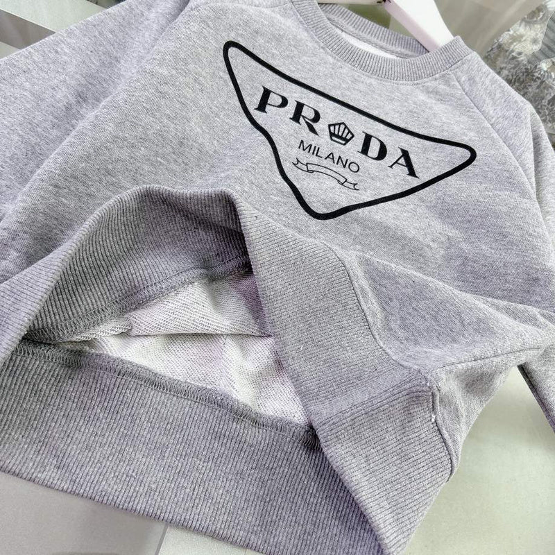 Prada Kids Grey Tracksuit Set