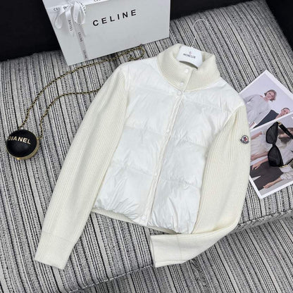 Moncler Quilted Sweater Jacket
