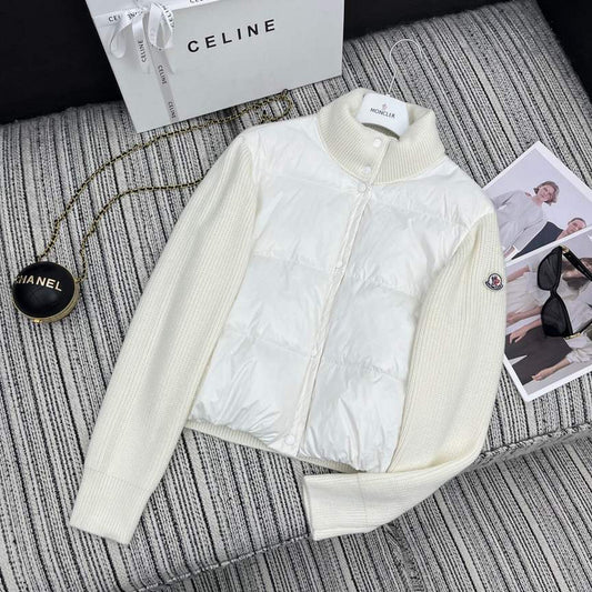 Moncler Quilted Sweater Jacket