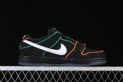 Contrast-Trim Low-Top Street Skate Sneakers SD duck