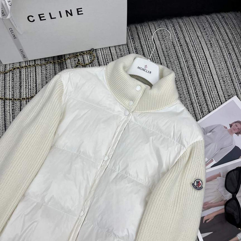 Moncler Quilted Sweater Jacket