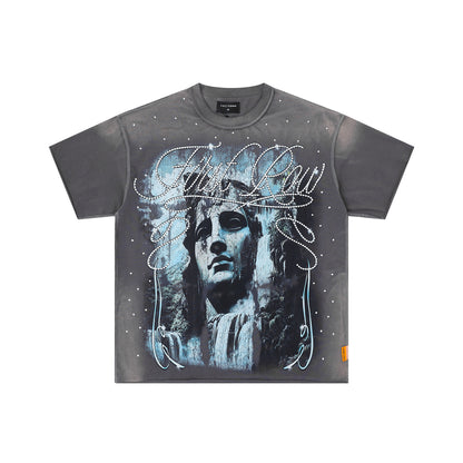 FIRST ROW Lost Utopia Unearth Cropped Tee